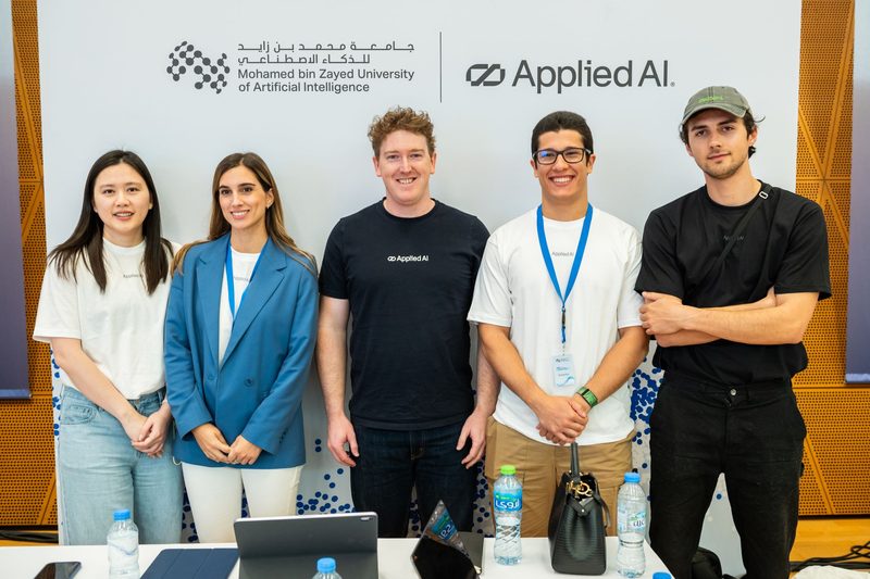 Phillip Kingston with the AppliedAI Team at MBZUAI, Abu Dhabi