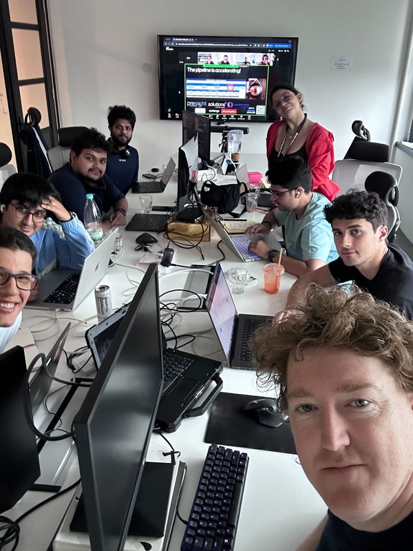 Phillip Kingston with the AppliedAI Engineering Team