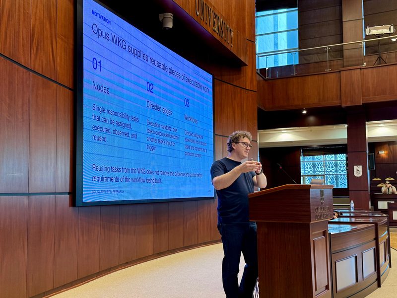 Phillip Kingston at Nazarbayev University